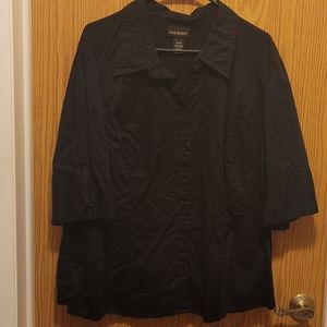 Black Lane Bryant dress shirt